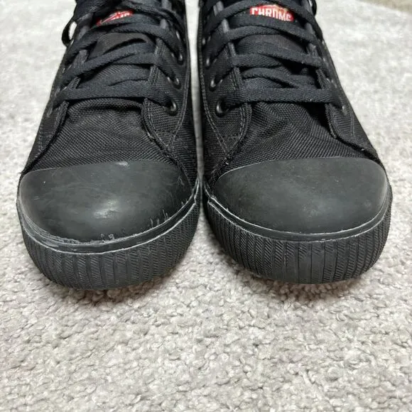 Chrome Industries Kursk Low Top Canvas  Lace Up Black Sneakers Mens Size 11.5